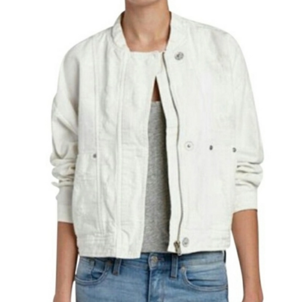 Free People Tattered Tennis Jacket